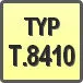 Piktogram - Typ: T.8410